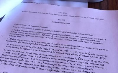 Bilancio 2021: i miei emendamenti per gli italiani all’estero