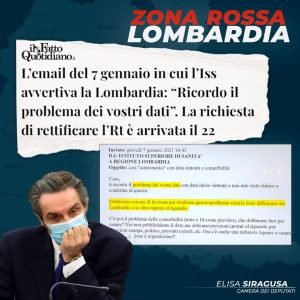 Per un errore nei dati, Lombardia in zona rossa