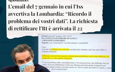 Per un errore nei dati, Lombardia in zona rossa