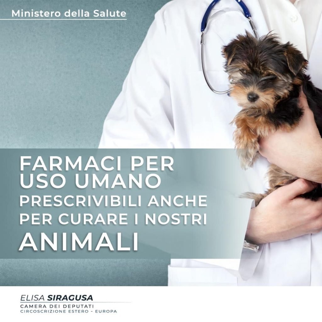 Farmaci per uso umano prescrivibili anche per i nostri animali